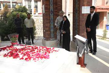 مراسم سالگرد تدفین شهدای گمنام دانشگاه 